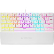 Resim Rampage Ally K11 Beyaz TKL Red Switch Kablolu Mekanik Oyuncu Klavyesi 