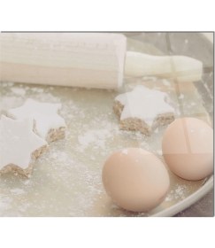 Resim Olinpa Cam Ocak Arkası Koruyucu| Hamur Malzemesi Model 