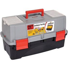 Resim Super Bag 21'' Takım Çantası Asansör Raflı Bölmeli Alet Malzeme 