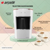 Resim Arçelik Telve Türk Kahvesi Makinesi Beyaz 