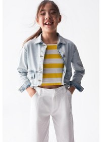 Resim Nk Kids Kız Pantolon 24ynk56703 Beyaz 
