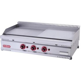 Resim Işıkgaz Pg-80-y 600 Seri Yarı Oluklu Izgara, 80x60 Cm, Doğalgazlı 