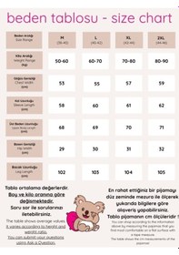 Resim Alimer Kadın Beyaz Kırmızı Kalp Desen %100 Pamuk Fitilli Kumaş Mevsimlik Uzun Kol Cepli Pijama Takımı Beyaz 