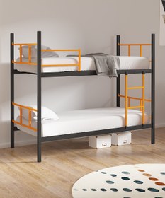 Resim Ranza, Defne Ranza, Metal Ranza, Ayrılabilir, 90X190 cm Turuncu Siyah 