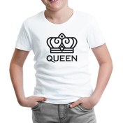 Resim Lord T-Shirt King And Queen - Queen Beyaz Çocuk Tshirt 