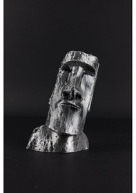Resim Moai Heykeli - Büst - 22cm 