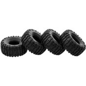 Resim Samdoo 1:10 Kamyonet İçin 4'lü Kauçuk Lastikler - Axe Korumalı Tread Deseni İle Yüksek Traksiyon Ve Dayanıklılık 