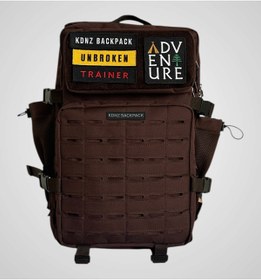 Resim KDNZ Pro 3.0 Mocha 45L Sırt Çantası 3 Adet Patch 