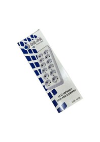 Resim De-pa 12'li Topraklı Grup Priz Kablosuz 12100 