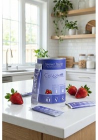 Resim Collagen Forte Platinum Premium Powder Toz 5tip Kolajen 10.000 MG 30 Şase 