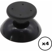 Resim 4 ADET XBOX 360 Analog Başlık XBOX 360 Topuz Siyah Renk XBOX 360 Kol Tamiri Yedek Parça Analog Cap 