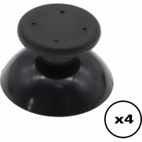 Resim 4 ADET XBOX 360 Analog Başlık XBOX 360 Topuz Siyah Renk XBOX 360 Kol Tamiri Yedek Parça Analog Cap 