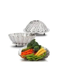 Resim Çelik Buharda Sebze Haşlama Pişirme Aparatı %100 Paslanmaz Buhard 