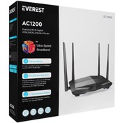 Resim Everest SG-V1200 AC1200 Dualband Wi-Fi Gigabit VDSL2/ADSL2 4X5dbi Anten Kablosuz Modem Router 