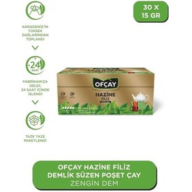 Resim Ofçay Hazine Zengindem Demlik Poşet Çay 30 x 15 G 12 Adet 