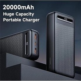 Resim Mcdodo MC-4432 20.000 mAh LED Ekranlı 10.5W Siyah Powerbank 