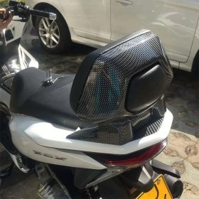 Resim Moto Express Honda PCX125 2018-2020 Karbon Sissy Bar Arka Sırt Dayama Sırtlık DP2 