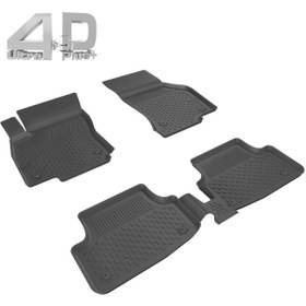 Resim Sahler Seat Ibiza 3 2001-2008 Siyah Renk 4.5D Araca Özel Paspas Seti 5 Parça 