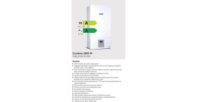 Resim Bosch Condens Yoğuşmalı Kombi 2500 W 24 Kw Kapasite Bacalı Isıtma Tekniği ile Yüksek Verimlilik 