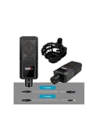 Resim Midex Mx-2020 Functional Paket-2 Stüdyo Mikrofon Ses Kartlı Mikser Kulaklık Stand 