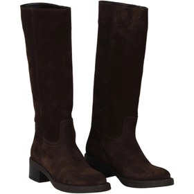 Resim Bueno Shoes Kahverengi Süet Kadın Topuklu Çizme 39wc5612 