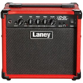 Resim Laney LX15-RED Elektro Gitar Amfisi (Kırmızı) | Kompakt Ev Amfisi Şık Kırmızı Tasarım 