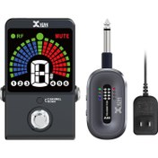 Resim Xvive XV-P58 Akort Aletli Receiver Pedallı 5.8GHZ Kablosuz Gitar Bağlantı Sistemi - Siyah 