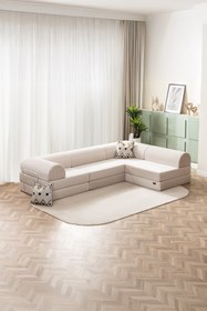 Resim Doqu Home Bohem Köşe Koltuk 