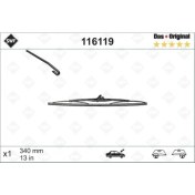 Resim Valeo SİLECEK SÜPÜRGESİ ARKA GOLF3-GOLF4 340 MM 1J6955427 9195157 6426LZ 