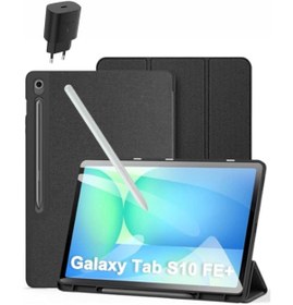 Resim Samsung Galaxy Tab S10 FE Plus SM-X620 Gri 12 Gb Ram 256 GB 13.1 Kalem Kılıf Cam ADAPTÖR (Türkiye Garantili) 