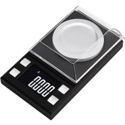 Resim Hallow 50G-0.001G Taşınabilir Mücevher-Toz-Küçük Dijital Cep Tartı Siyah 
