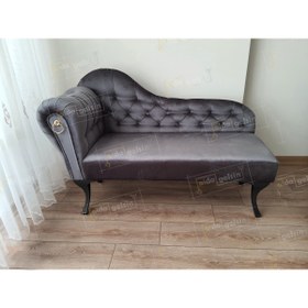 Resim aldagelsin Dekoratif Bihter Koltuğu Gri Josephine Gümüş Ayak 