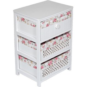 Resim 3lü Ahşap Sebzelik 