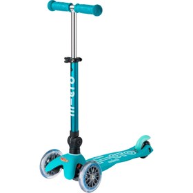 Resim Micro Mini Deluxe 3 Tekerlekli Foldable Scooter Aqua - Turkuaz / 2-5 Yaş 