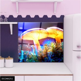 Resim Cam Ocak Arkası Koruyucu Ankastre Arkası Koruyucu | Mantar 