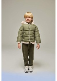 Resim Defacto Erkek Bebek Su Geçirmez Çok Renkli Cepli Şişme Mont C3462a525aukh82 Haki 