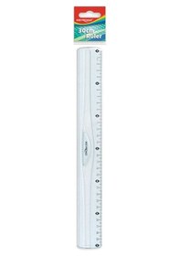Resim Keyroad Plastik Cetvel 30cm Şeffaf - 4 Adet Şeffaf 