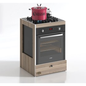 Resim Kenzlife ankastre modülü kabini vanadyum3 crd fırın ocak dolabı kapaklı 