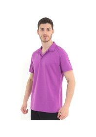 Resim Raru Erkek Polo T-shirt Nox Mor Mor 