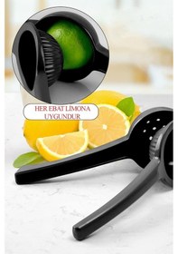 Resim Lemon Paslanmaz Döküm Narenciye Portakal Limon Sıkacağı 