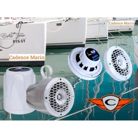 Resim Cadence Wake Tower Marine Hoparlör + Tweeter Marine Horn 8' Inch 