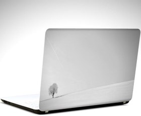 Resim Minimal Ağaç ve Göktaşı Laptop Sticker 10 İnch (25X19CM) 