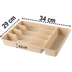 Resim Ny Home Çekmece İçi Kaşıklık 6 Gözlü Bej Bej 