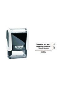 Resim Trodat 4910 - İsim-ünvan Kaşesi N11.8327 