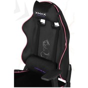 Resim Rio Balerion Terletmez Kadife Kumaş Siyah Gaming Oyuncu Koltuğu - 11 Siyah 
