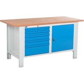 Resim starçelik Atölye Çalışma Tezgahı (1600x720x830-930 mm) 