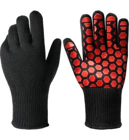 Resim Hayuu Yüksek Isıya Dayanıklı Eldiven Mikrodalga Fırın Silikon Isı Yalıtımlı Kaymaz Mutfak Fırın Pişirme Barbekü Eldiven (Yurt Dışından) 