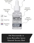 Resim Frankly 15% niacinamide ve çinko boncukları i̇çeren gözenek serumu 30ml 