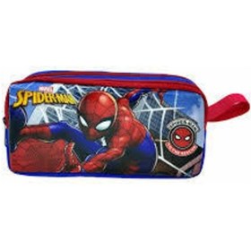 Resim Örümcek Adam Spiderman İki Gözlü Kalem Çantası Diğer 