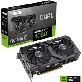 Resim ASUS DUAL-RTX4060TI-O8G-EVO, 8Gb, 128Bit, GDDR6, 1xHDMI, 3xDP GAMING Ekran Kartı 
